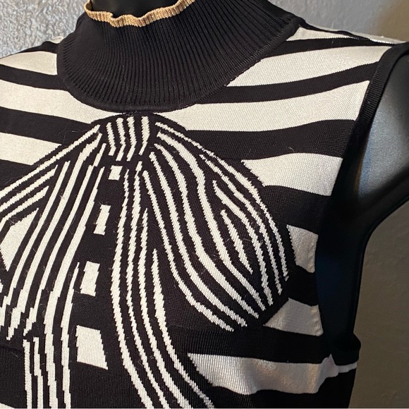 International Concepts Mock Turtle Neck Sleeveless Sweater Top - Picture 5 of 16